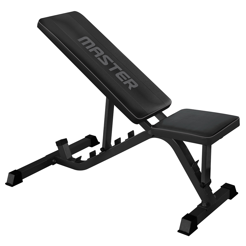 Träningsbänk Master Fitness Black